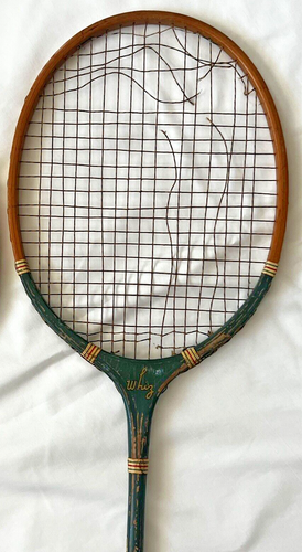 Antique Vtg JC Higgins Wright-Ditson Whiz Tennis Racquets Original Paint 26" ๐ - Picture 5 of 19