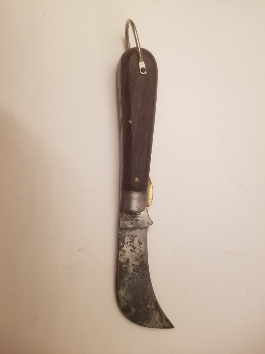 Vintage M. KLEIN & SONS Hawk Bill Pocket Knife, Chicago, U.S.A.