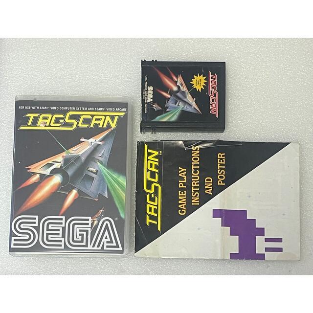 家庭用ゲームソフト TAC SCAN [ATARI2600] Tac Scan Atari2600 Used Retro Game w/ Manual Box Tested | eBay