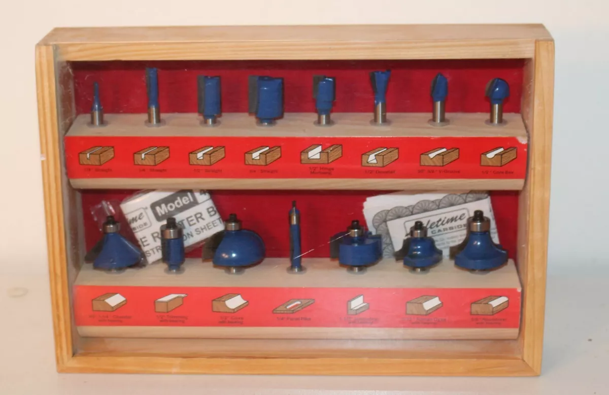 Lifetime carbide router bit set deals