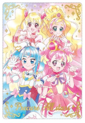 PRETTY CURE Trading Card W#9 No.21 PreCure All Stars BANDAI