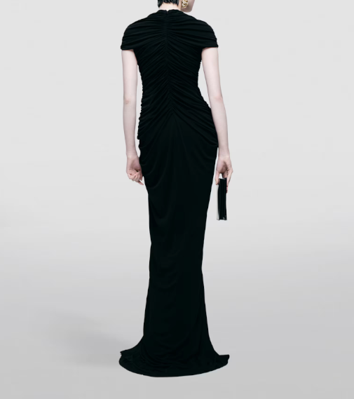Schiaparelli Long Keyhole Dress FR 40 (US 8) New With Tags | eBay