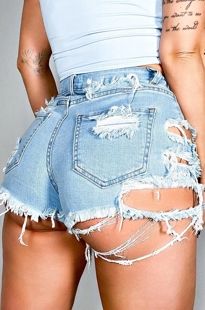 Torn sales short jeans