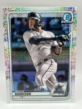 2020 Bowman Chrome Monte Harrison #BCP-156 Mojo Mega Box Refractor Marlins NM