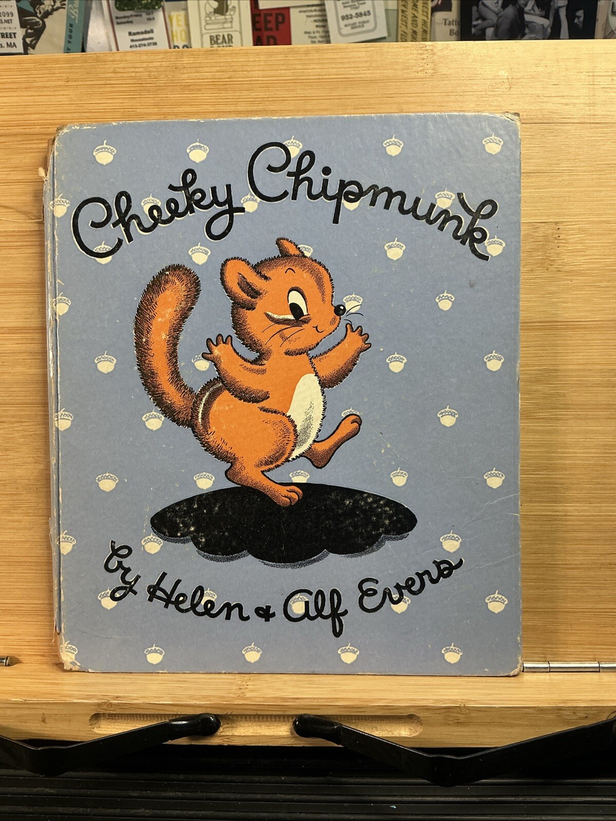 Vintage Children’s Book 1945 Cheeky Chipmunk Helen & Alf Evers
