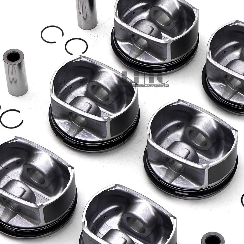 Juego de pistones y anillos Φ89,9 mm STD para Mercedes-Benz C320 E320 W203 W211 M112 3,2 Foto 2 de 4