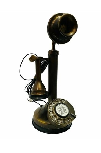 ROTARY DIAL CANDLESTICK Beautiful Home wear Landline Telephone - 第 10/12 張圖片