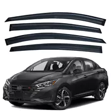 Tape-on Window Vent Visor Side Window Deflector for 2020-2025 Nissan Versa Sedan