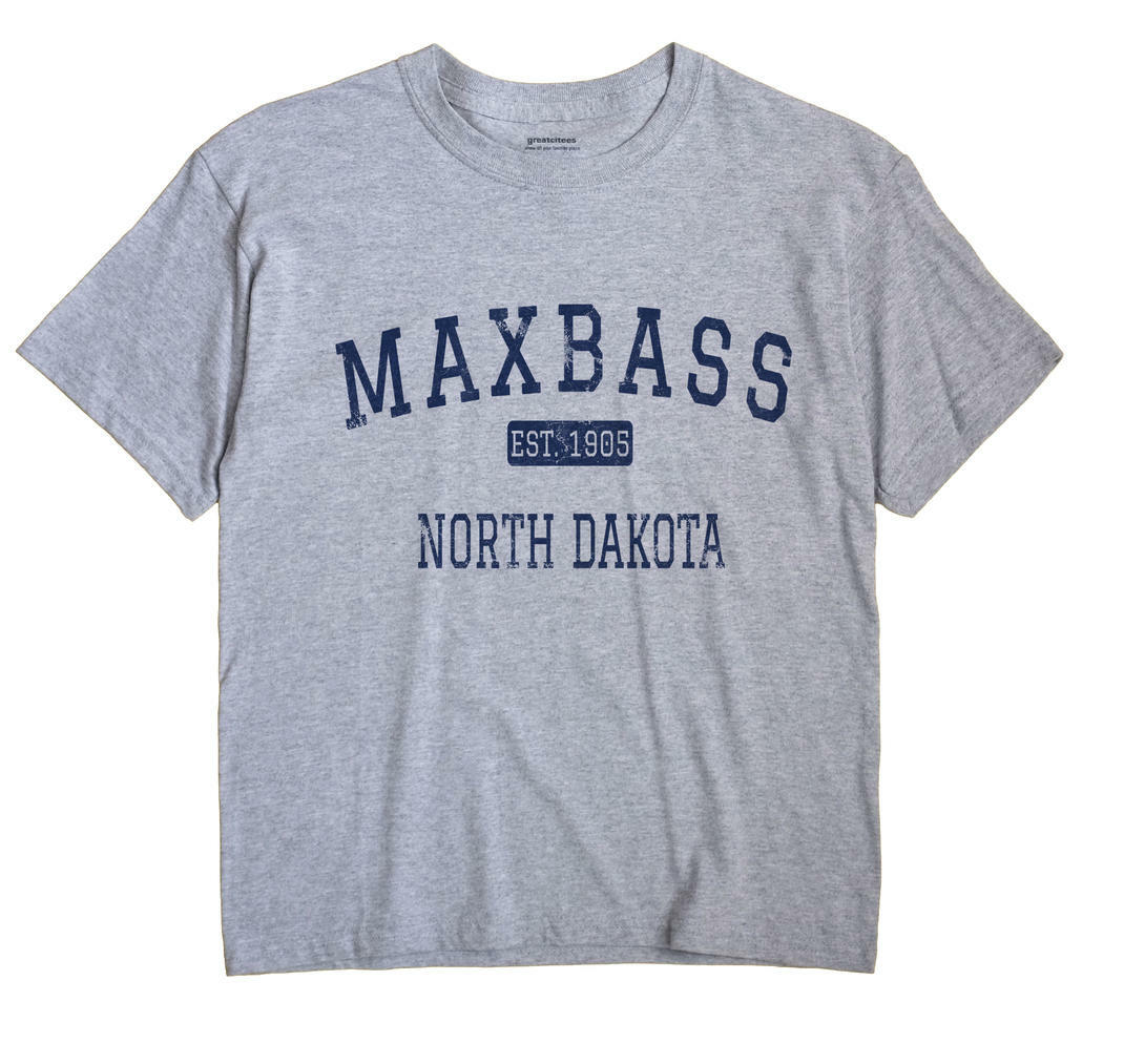 Maxbass North Dakota ND TShirt EST eBay