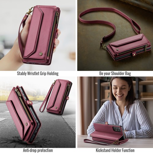 Cover For Samsung S25 Ultra S25Plus CaseMe Wallet Card Slot Case PU Leather Case - Zdjęcie 13 z 27