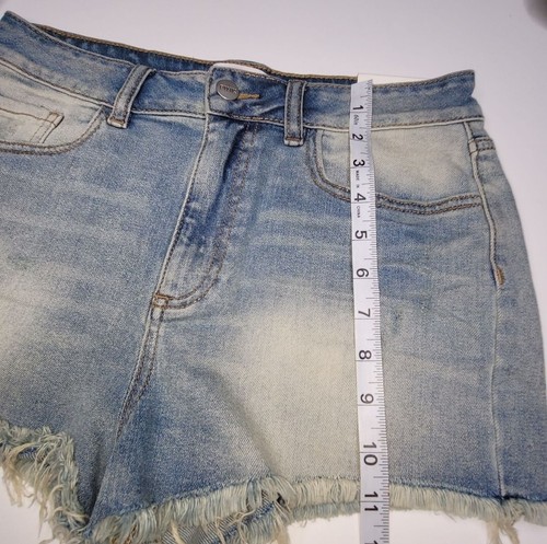 V S PINK High Waisted Denim Cut Off Shorts 6 - Picture 7 of 8
