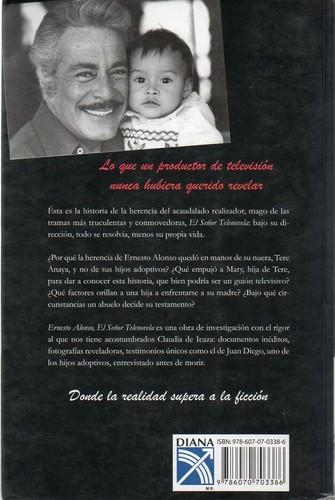 Ernesto Alonso El Señor Telenovela Claudia de Icaza 197 Páginas Planeta 2010 - Picture 2 of 2