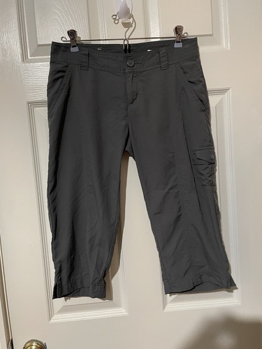 Columbia 8 graue Ripstop Outdoor Wandern Cargo Camping Capri Hose - Bild 1 von 11