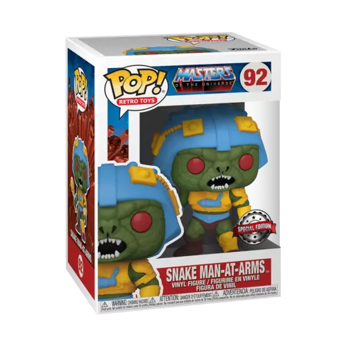 Funko POP! Retro Toys MOTU Snake Man-at-Arms Specialty Series Figure (#92)