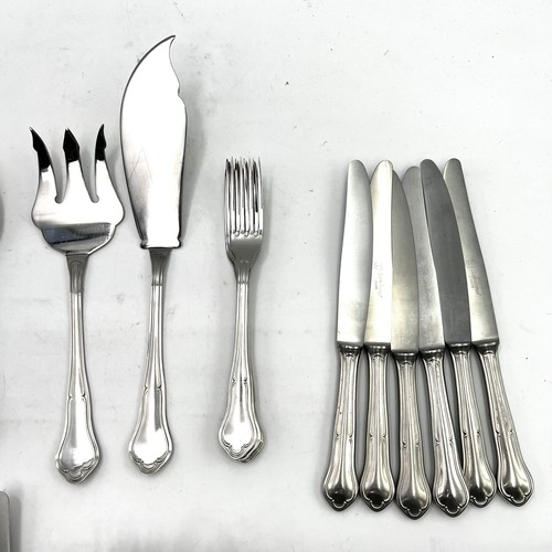 Servizio Pesce e dolce Sambonet 50 pezzi Filet Toiras vintage Inoxilver - Foto 5 di 9