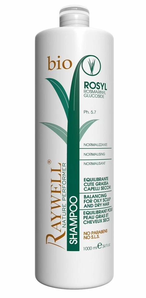 Raywell ROSYL Shampoo Balancing trockene Haar Rosmarin Kopfhautpflege sulfatfrei