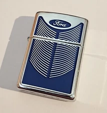 Ford Accessory Zippo Lighter, Ford Grill Advertiser, c. 2003, Unstruck, Rare