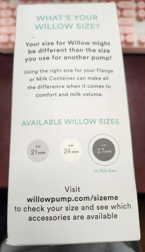 🔥Willow 3.0 Breast Pump Flanges, 27mm, 2 Ct, Breast Shields for Willow 3.0🔥 - Picture 6 of 8