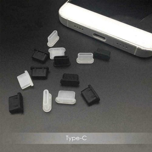 10* Silicone Dust Plug Type-C USB Earphone Dust Plug Supplies Protect Port Q6D9 - Photo 6 sur 8