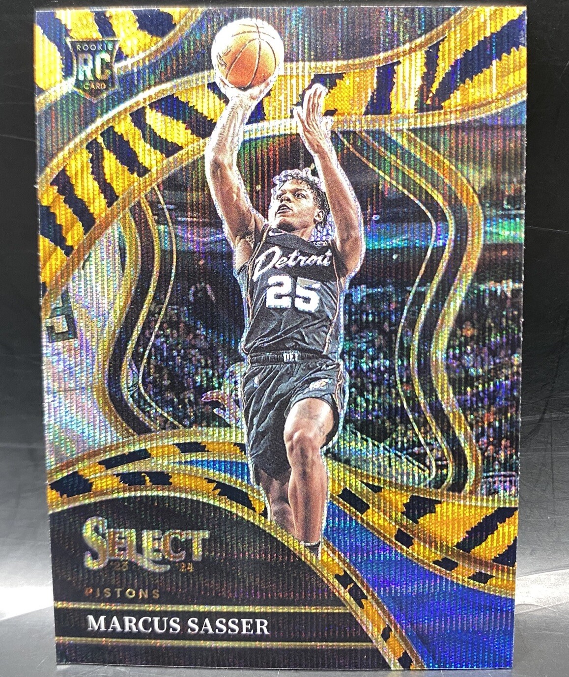 2023 Select Marcus Sasser #292 Tiger Prizm Courtside SSP Rookie Detroit Pistons