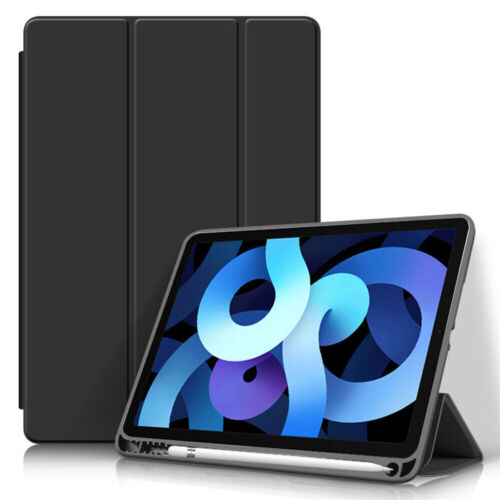 Case for iPad 10.2 7th 8th 9th 10th Gen Pro 11 Air 4 5 Stand Cover Pencil Holder - Picture 17 of 37