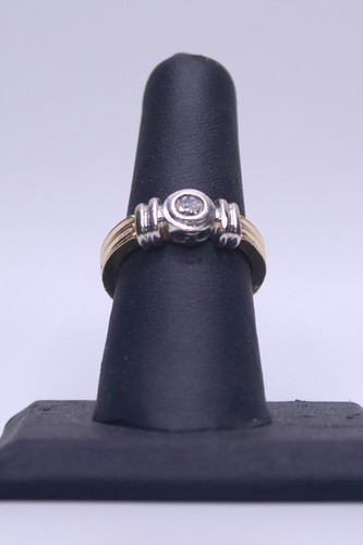 Anillo solitario de diamantes de 14 k (0,25 quilates T.W.) 5,9 g Talla: 6,5 (SGP005246) - Imagen 2 de 6