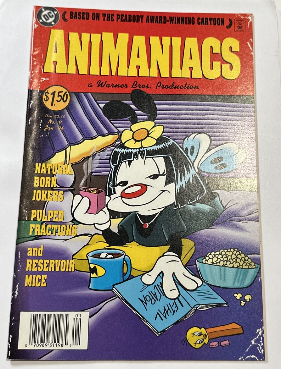 Animaniacs #9 (DC Comics enero 1996) en estado bastante bueno/casi nuevo