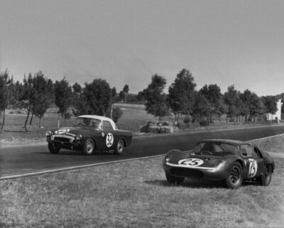 Peter Proctor Motor Racing Peter Harper & Peter Proctor Sunbeam Alpine, Le Mans 1962 Motor Racing ...