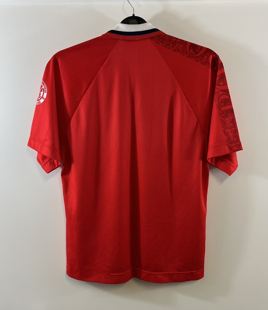 Middlesbrough Home Football Shirt 1996/97 Adults Small Errea C18