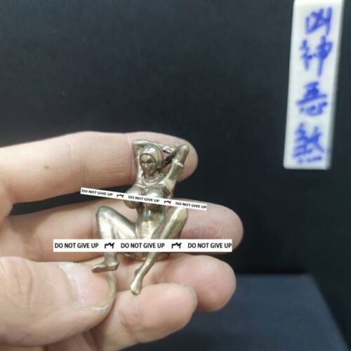 Reines Kupfer Frauen nackte Schönheit Körper Kunst Uniform realistische Handmodell Statue - Bild 2 von 9