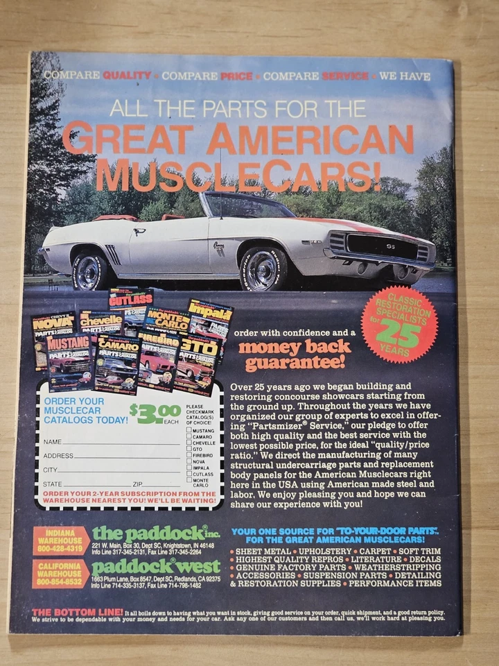 Super Chevy Magazine 1991 Annual Pictorial Super Chevy Show Foto 2 de 2