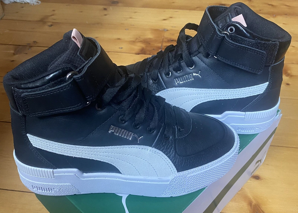 puma cali sport contact high top trainers UK4 BNIB