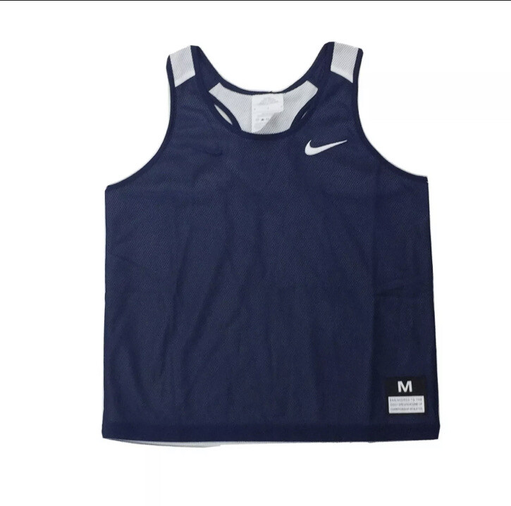 Nike Stock Varsity Team Reversible Lacrosse Jersey Girl's M Tank CW6690 Navy