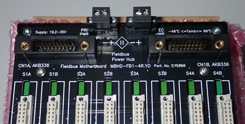 MBHD-FB1-4R.YO 215560 PEPPERL+FUCHS UNIVERSAL FIELDBUS POWER HUB NEW - Picture 5 of 10