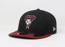 New Era 59Fifty Men Women Cap Arizona Diamondbacks 2Tone Low Profile Fitted Hat