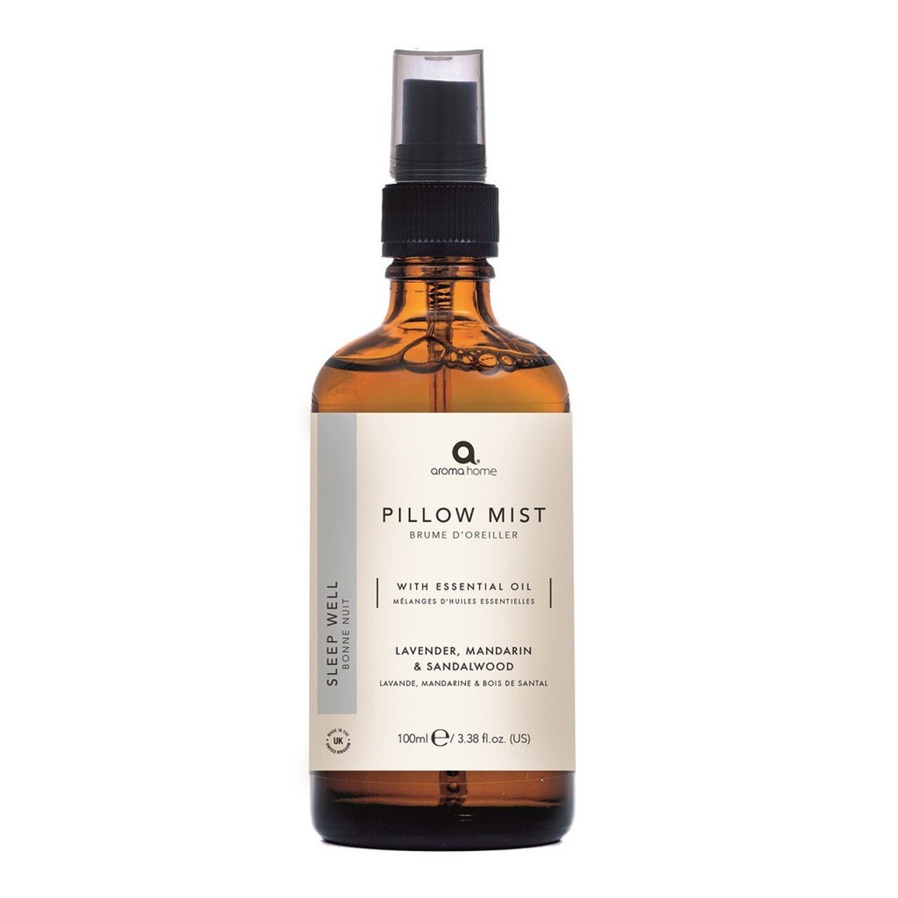 Aroma Home SLEEP WELL Lavender, Mandarin & Sandalwood Pillow Mist Spray 100ml