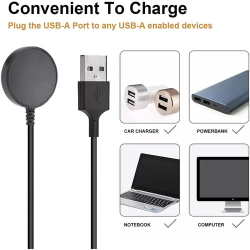 Wireless USB Cable Fast Charger Dock For Samsung Galaxy Watch 7 40mm 44mm - Picture 12 of 21