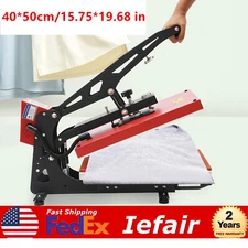 40*50cm Clamshell  Open Heat Press Machine with Slide Out Function Heavy