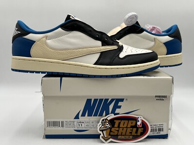 New Air Jordan 1 Low Travis Scott Fragment 2021 Size 11 Rare New Air Jordan 1 Low Travis Scott Fragment 2021 Size 11 Rare