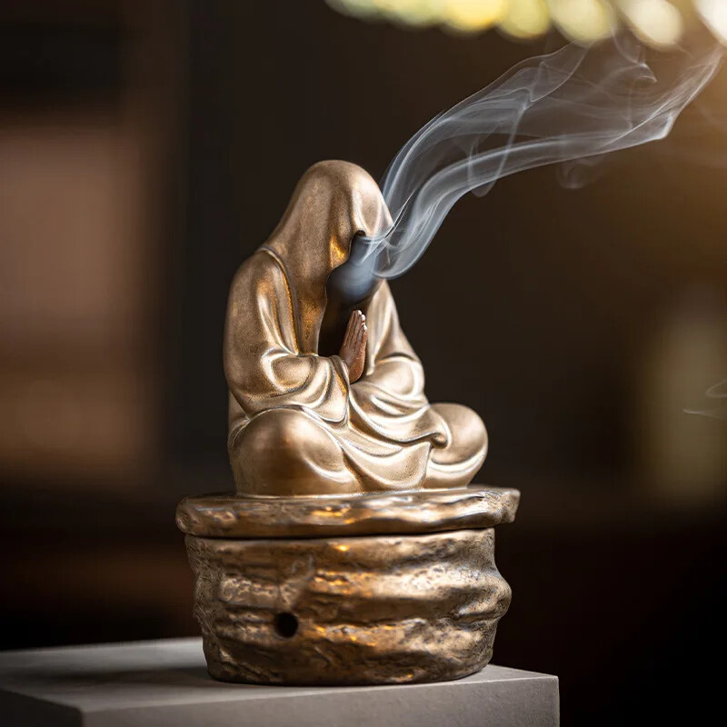 Incense Burner Ceramics Zen Decoration Household Indoor Collection
