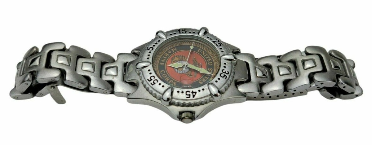 Vintage USMC United State Marine Corps Stainless Steel Japan Vintage USMC United State Marine Corps Stainless Steel Japan