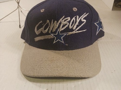1990s Team NFL Dallas Cowboys Snapback Hat by AJD Grafetti Cowboys Rare Blue - Bild 2 von 11