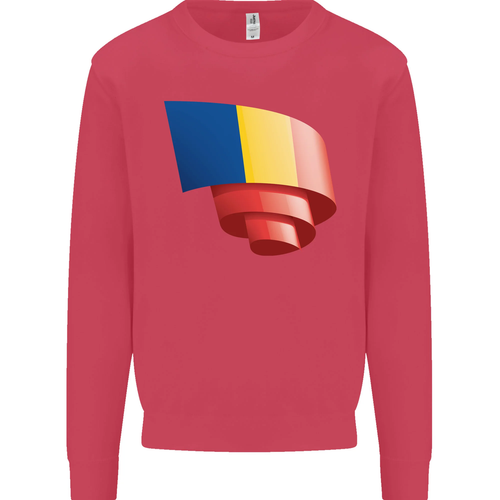 Arricciato Romania Bandiera Rumeno Giorno Calcio Bambini Felpa Maglione - Foto 39 di 75