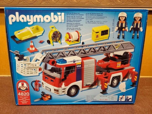 playmobil fire engine 4820