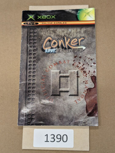 Conker Live & Reloaded - Xbox - Manual Only **NO GAME! - Picture 2 of 2