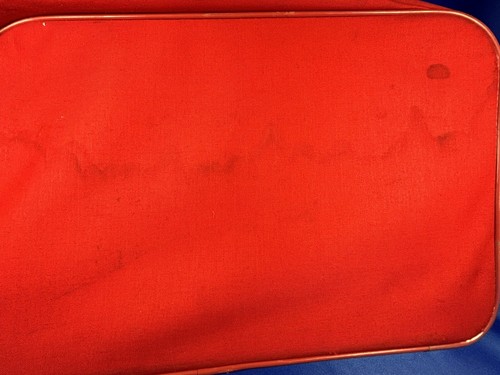 Vintage 1983 Care Bears Suitcase Luggage Red American Greetings Peters Bags - Picture 6 of 9