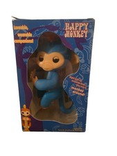 Fingerlings Happy Monkey Blue Figure WowWee NIB - TCCCX