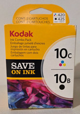 Genuine KODAK 10B/10C Ink Combo Pack Black Color Cartridges