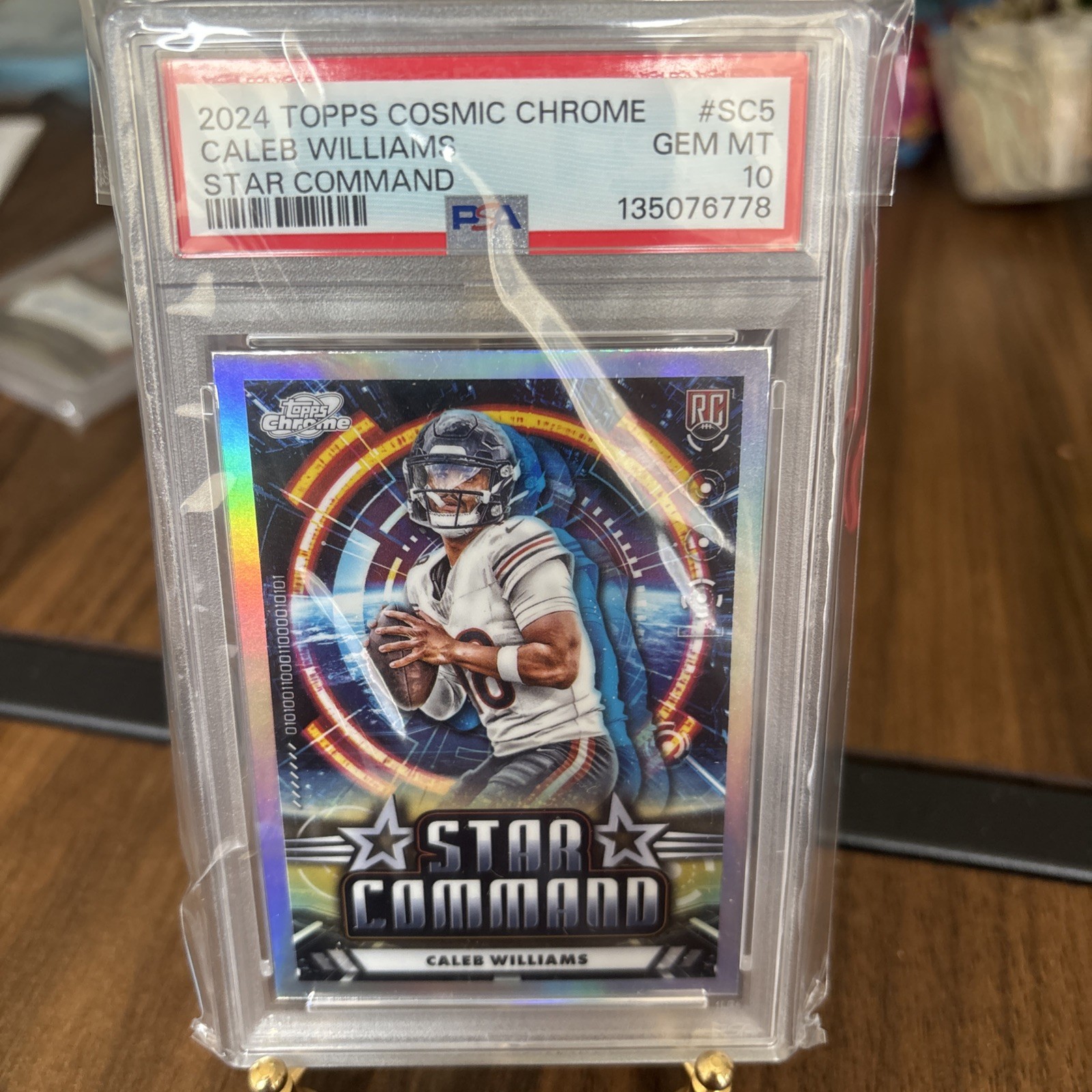 Caleb Williams Topps Cosmic Chrome Star Command #SC5 Base