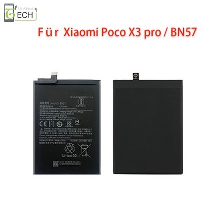 Für Xiaomi Poco X3 Pro BN57 Akku Accu Batterie 5160mAh NEU Hochwertig